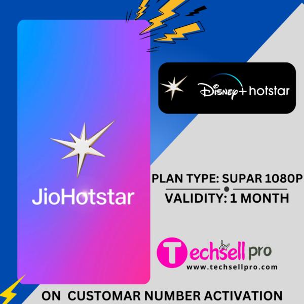 JIO Hotstar 1 Month Super Plan (private 20 device loggin)