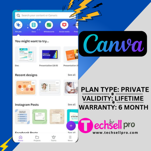 Canva 12 Month’s on your gmail activate