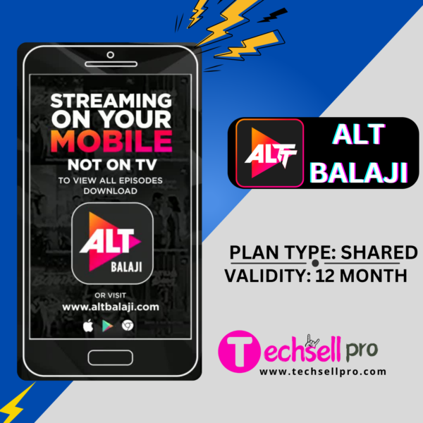 Altt Balaji 12 Month's ( shared )